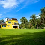 Green Field B&B Hotels in Cloud Landscape