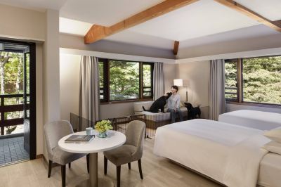 ドッグフレンドリーコテージ客室温泉付き 軽井沢マリオットホテルの写真