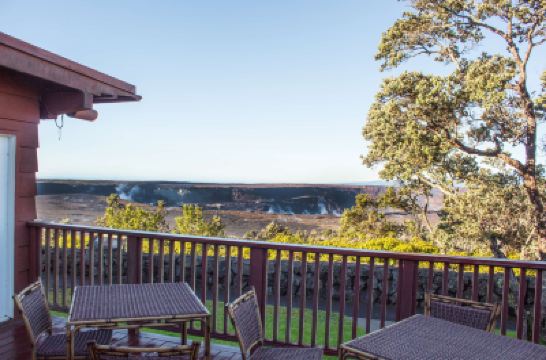 ホテルからの眺望 ボルケーノ ハウスの写真