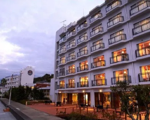 湯の児温泉 海と夕やけ 水俣のホテル