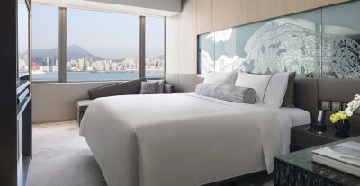 デラックススイート ハイアット セントリック ヴィクトリア ハーバー 香港の写真