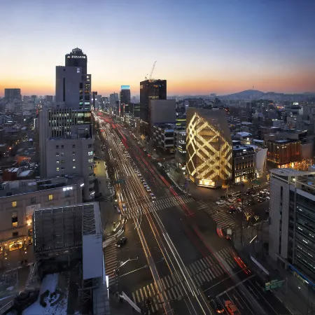 Hotel Entra Gangnam Отели рядом с достопримечательностью «Станция метро Cheongdam»
