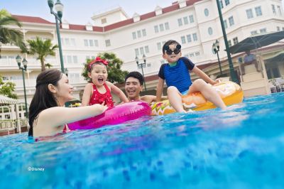 屋外プール 香港ディズニーランドホテルの写真