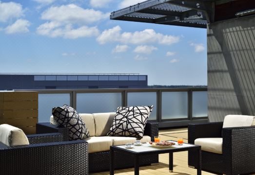 우나호텔 조식 전경