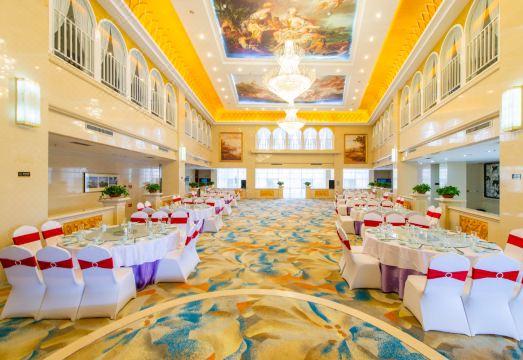 닝샤 유니버시티 학술 교류 센터의 뷔페 조식 이미지