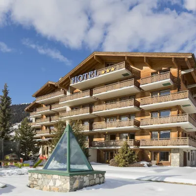 ホテル モントピーリア Eglise de Verbier Village周辺のホテル