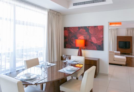 도하 호텔 야경 뷰