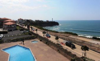 Apartment with One Bedroom in Anglet, with Wonderful Sea View, Pool AC