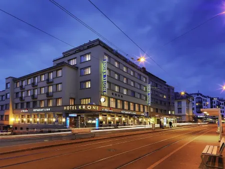 Hotel Krone Unterstrass Отели рядом с достопримечательностью «HWZ Zurich University of Applied Sciences in Business Administration»