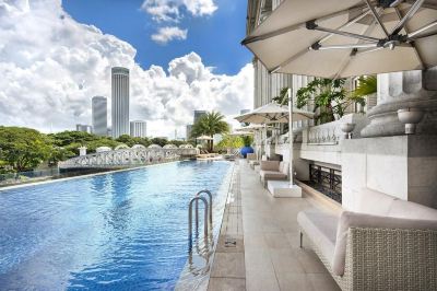 屋外プール フラトン ホテル シンガポール（ステイケーション可）の写真