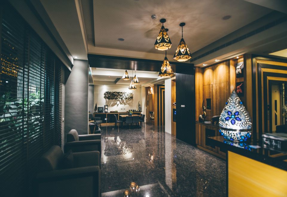 맘보 부티크 호텔의 객실 내부