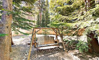 Modern Cedar Log Cabin w Hot Tub by RedAwning