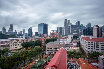 ホテルからの眺望 ホリデイ・イン エクスプレス シンガポール クラークキーの写真