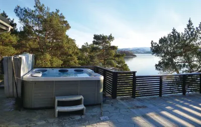 Four-Bedroom Holiday Home Sveio with Sea View 03