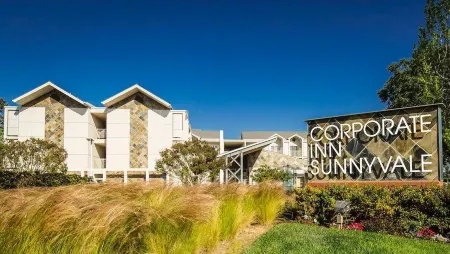 Corporate Inn Sunnyvale - All-Suite Hotel Отели рядом со станцией Станция Sunnyvale Caltrain