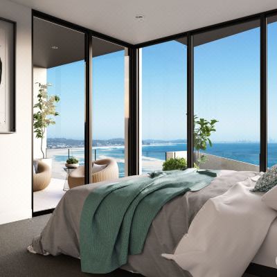 Two Bedroom Oceanfront (High Floor) Iconic Kirra Beach Resort Promo Code