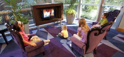 共有エリア ディズニーランド ホテル アナハイム ロサンゼルスの写真