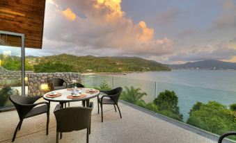 4 Bedrooms Luxury Ocean View Double Pool Villa Near Kamala