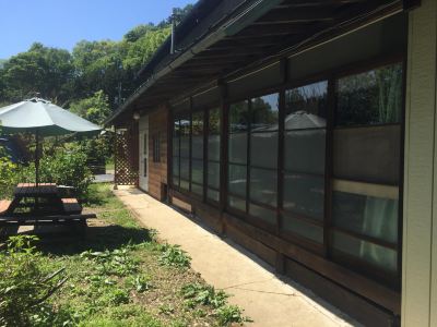 庭 赤ちゃん、お子様と楽しめる！ 卓球BBQミニブタやぎ、北アルプス眺めて散歩♪ 信州古民家貸切！の写真