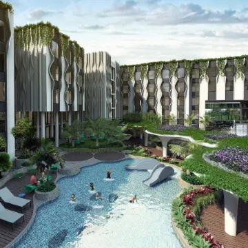 Village Hotel Sentosa by Far East Hospitality Отели рядом с достопримечательностью «Парк аттракционов Юниверсал-Студиос-Сингапур»
