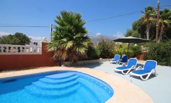 Villa with 2 Bedrooms in Calpe, with Wonderful Sea View, Private Pool,