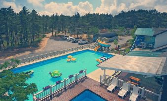 Taean Lily Pension (Water Slide, Camping Terrace, Ott, Kids, Seasoning)