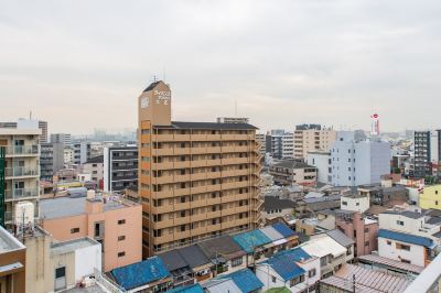 ホテルからの眺望 ホテルソビアル大阪 ドーム前の写真