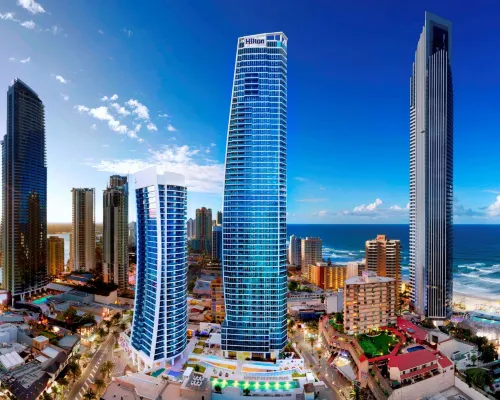 Hilton Surfers Paradise Residences Hotels near SkyPoint Climb