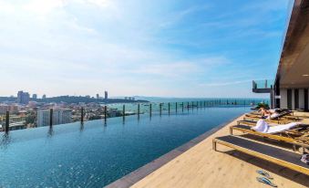 the base with roof top infinity pool