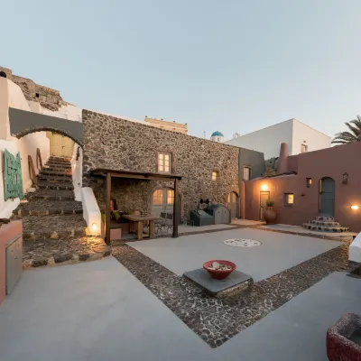 복원된 와이너리, 파오스 1870 Athinios Port Santorini 주변 호텔