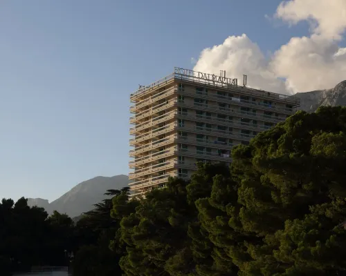 Dalmacija Places Hotel by Valamar Hotels near Ratac Beach
