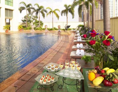 屋外プール グランド コプソーン ウォーターフロント シンガポールの写真