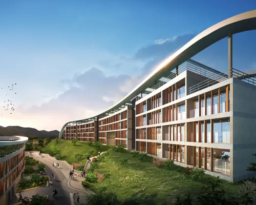 The Qube Resort Jeju Отели рядом с достопримечательностью «Водопад Вонан»