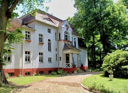Villa am Stechlin Отели в г. Нойглобзо