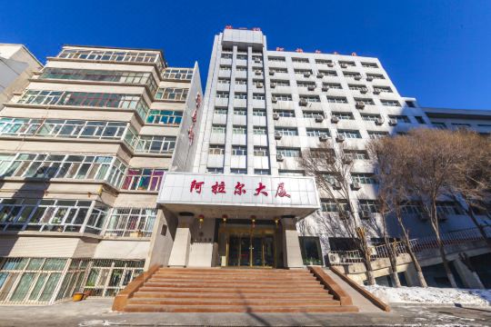 阿拉尔市人民政府驻乌鲁木齐市办事处所辖的一家星级旅游酒店,位于