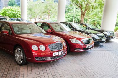 駐車場 コンラッド香港の写真