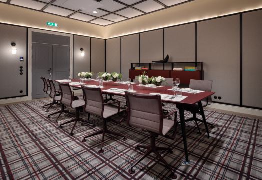 리스본의 평화로운 호텔 전경