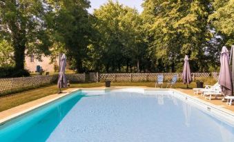 Heritage Castle in Chaleix with Shared Pool