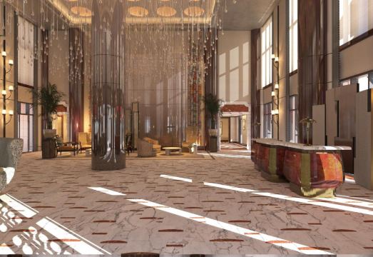 럭셔리 호텔 내부