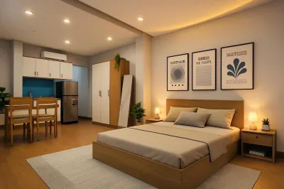 PeanutsHome - Spacious Double Room, Full Amenities