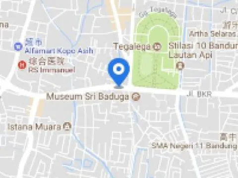 Peta Hostel Bandung Hotels in Bandung City