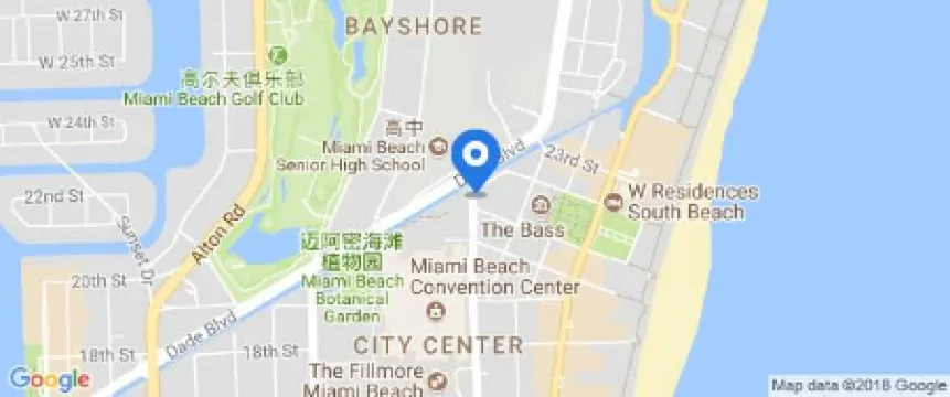 Hotel Belleza Отели рядом с достопримечательностью «Холокааст Мемориал Майами-Бич»