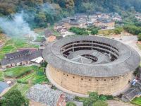 永定土楼梦田旅馆 - 情侣大床房