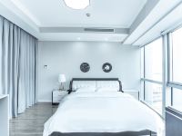 青岛一澜未央酒店式公寓 - 现代简约雅致大床房
