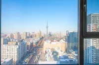 Harbin Tianzhu Apartment - مطابخ
