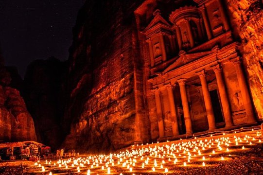 petra by night