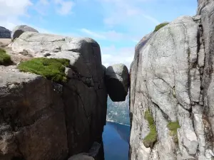 Guided hike to Kjerag Fjord cruise included