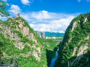 The Qianjiang City Grand Canyon in China