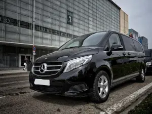 Departure Private Transfer from Basel City to Basel Airport BSL by Luxury Van