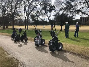 Golfing on a Segway in Austin